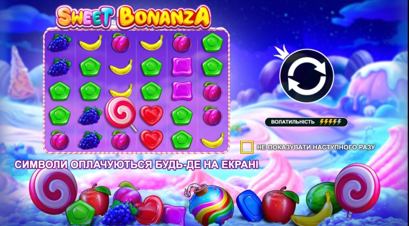 Sweet Bonanza: як грати, де грати, відгуки, правила гри